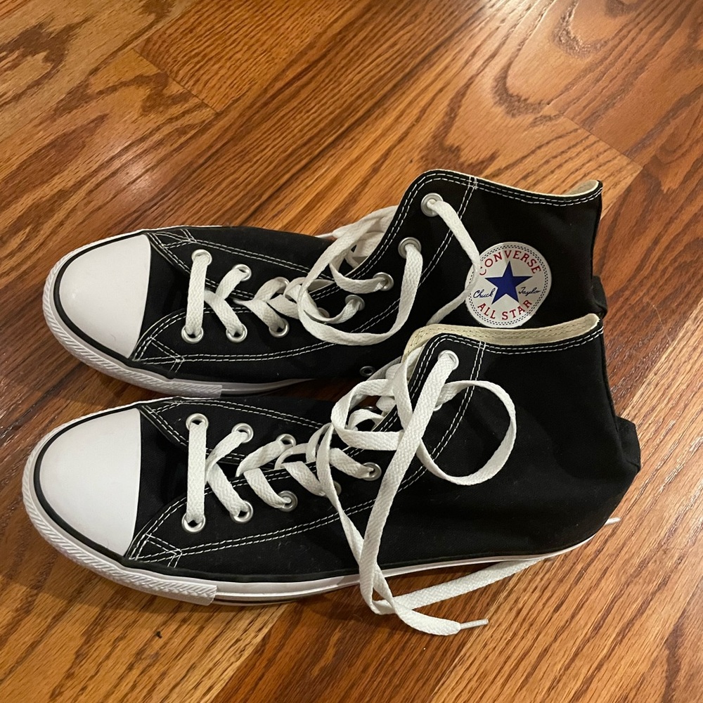 Converse Classic Chuck Taylor All Star Hi Top Black Size Men 10 Women 12